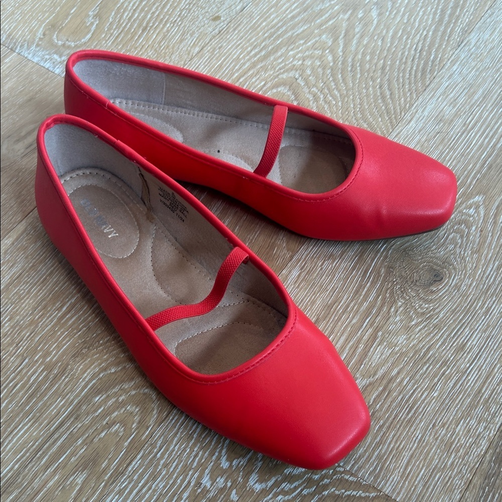 Old Navy Orange Mary Jane Shoes